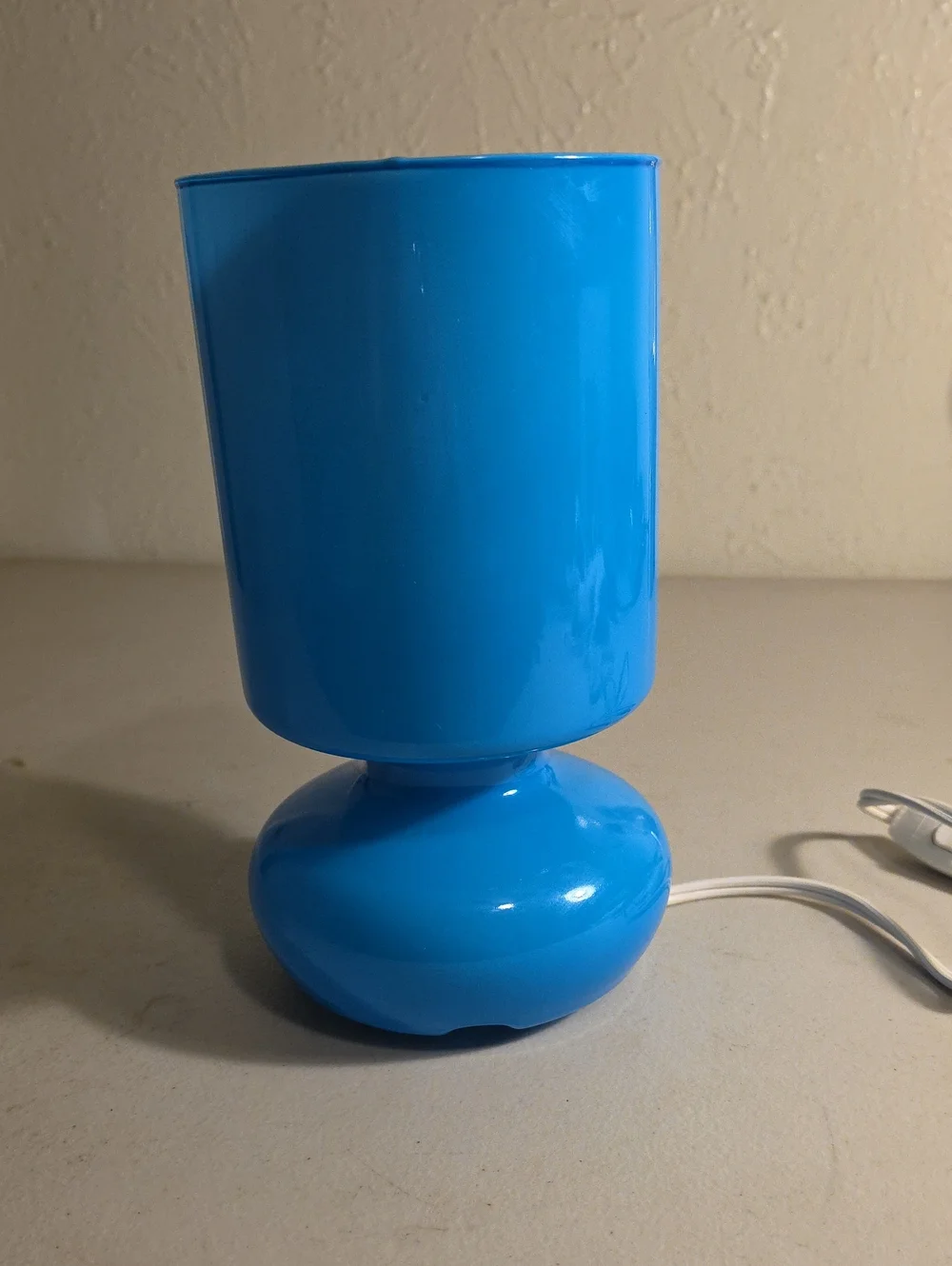 Ikea vintage Teal Blue Table Lamp